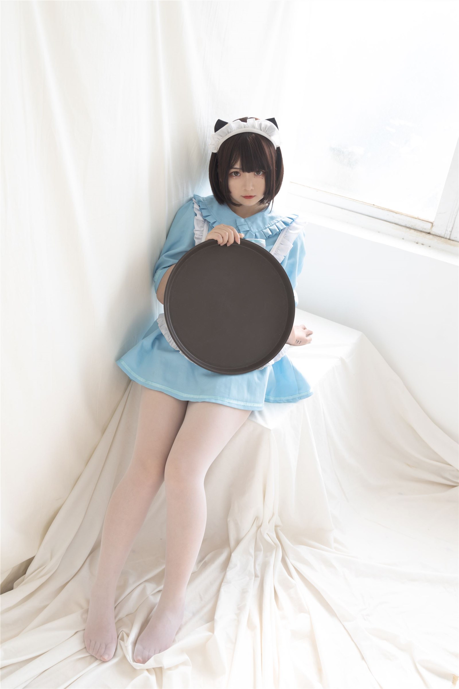 Guchuan No.060 blue kitten maid(25)